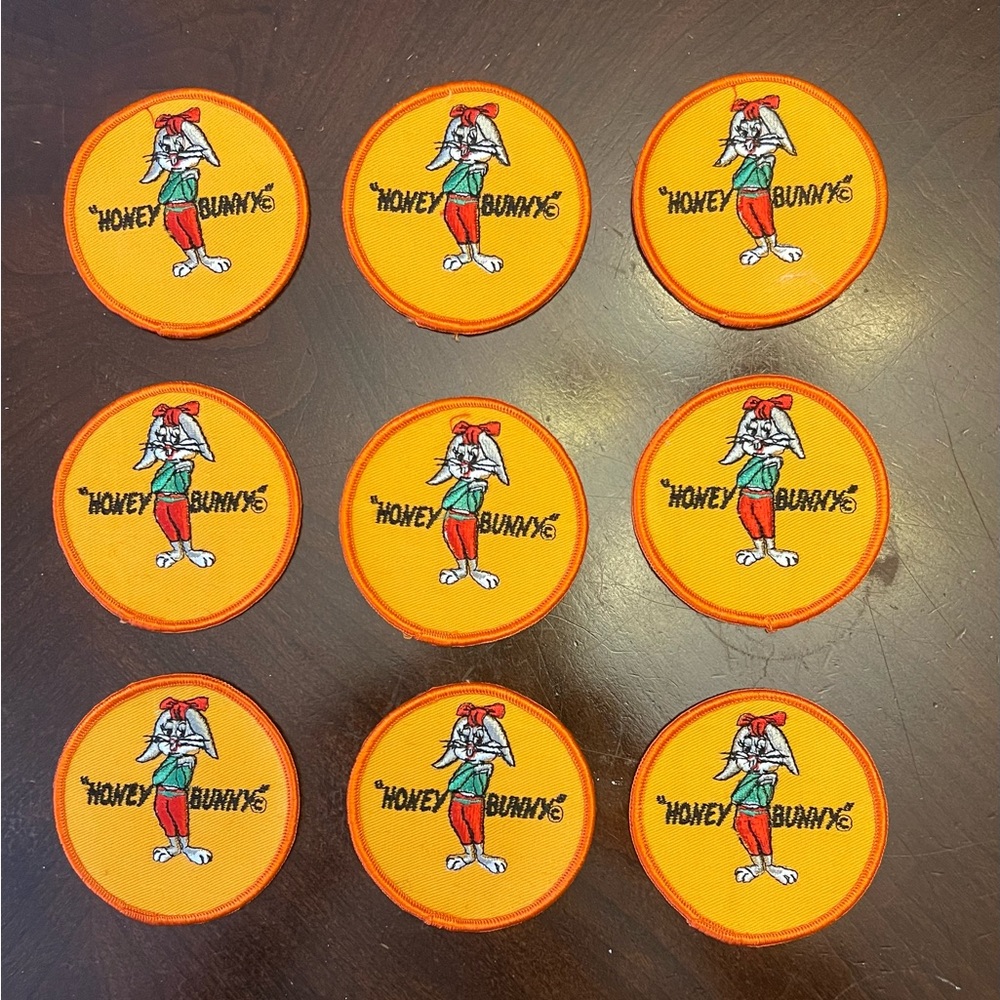 Vintage 1970’s Swiss Maid Quality Emblems Looney Tunes Honey Bunny Patches (9)